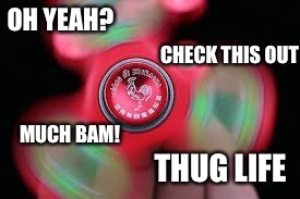 OH YEAH? THUG LIFE CHECK THIS OUT MUCH BAM! | made w/ Imgflip meme maker