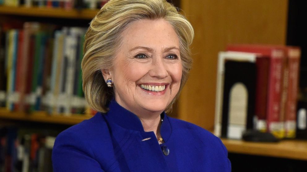High Quality Hillary smiling Blank Meme Template