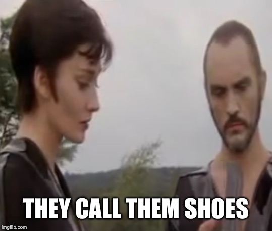 Nike | THEY CALL THEM SHOES | image tagged in ursula and zod,superman 2 | made w/ Imgflip meme maker