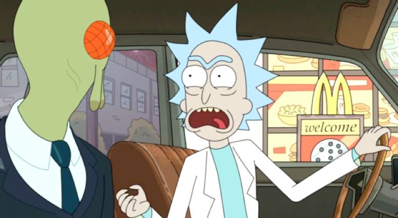 Rick and Morty it's delicious Blank Meme Template