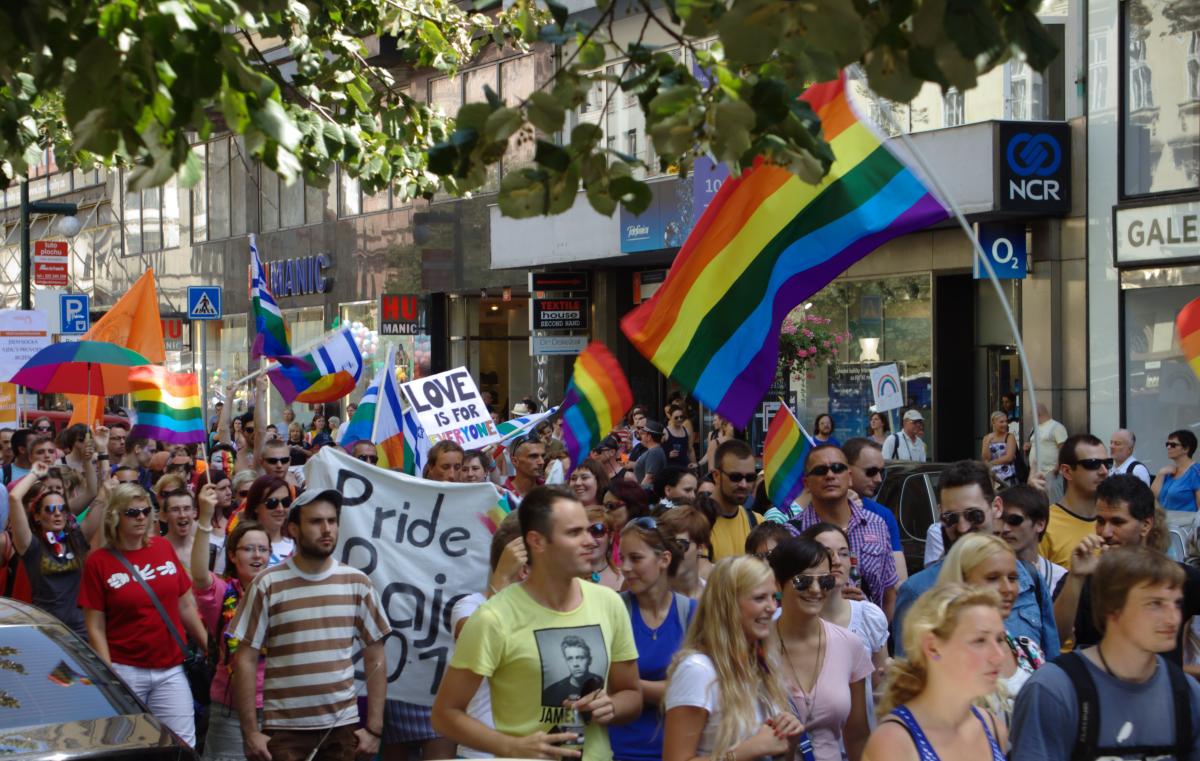 Pride parade Blank Meme Template