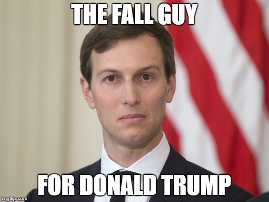THE FALL GUY; FOR DONALD TRUMP | image tagged in kurshner | made w/ Imgflip meme maker