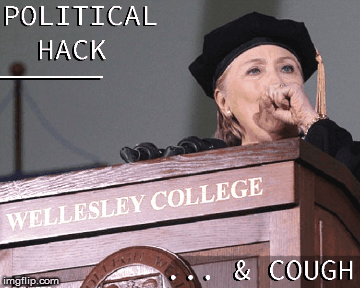 Her hack during this Anti-trump diatribe was epically funny | image tagged in jail hillary,funny,funny meme,politics lol | made w/ Imgflip images-to-gif maker