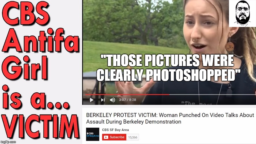 "THOSE PICTURES WERE CLEARLY PHOTOSHOPPED" | made w/ Imgflip meme maker