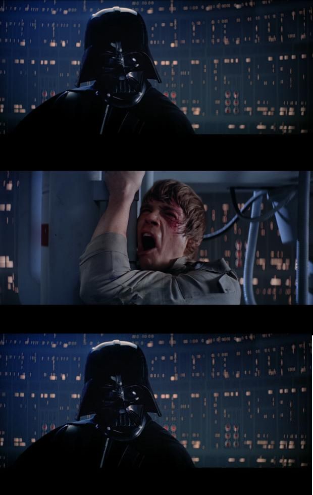 High Quality Star Wars Luke Retorts Blank Meme Template