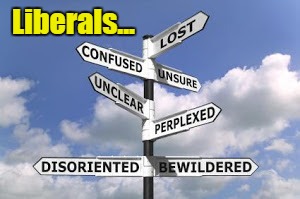 Liberals, lost, confused, bewildered | Liberals... | image tagged in liberals,lost,bewildered | made w/ Imgflip meme maker