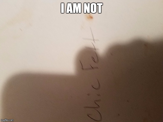 I AM NOT | image tagged in iamadude,notagirl | made w/ Imgflip meme maker