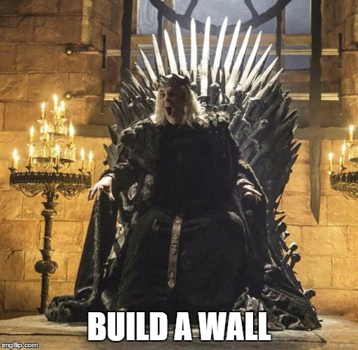 Bad king | BUILD A WALL | image tagged in popularity | made w/ Imgflip meme maker