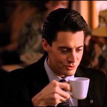 High Quality agent-cooper-coffee Blank Meme Template