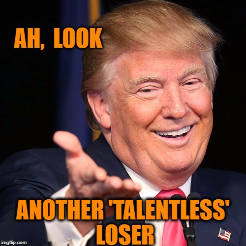 AH,  LOOK ANOTHER 'TALENTLESS' LOSER | made w/ Imgflip meme maker