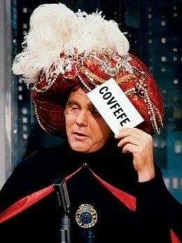 Carnac covefe  Blank Meme Template