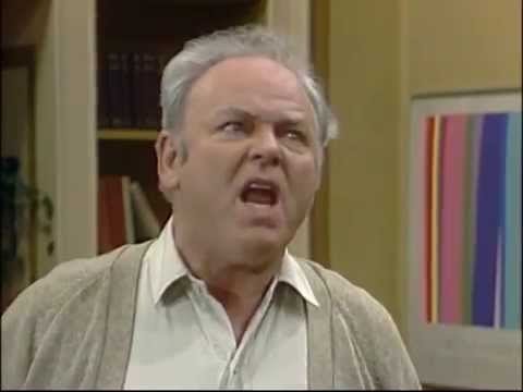 Archie Bunker-Is that supposed to scare us? Blank Meme Template