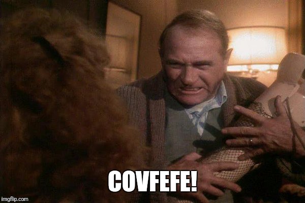 Covfefe! | COVFEFE! | image tagged in covfefe,a christmas story,leg lamp | made w/ Imgflip meme maker