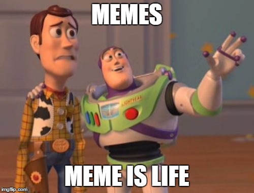 X, X Everywhere Meme | MEMES MEME IS LIFE | image tagged in memes,x x everywhere | made w/ Imgflip meme maker