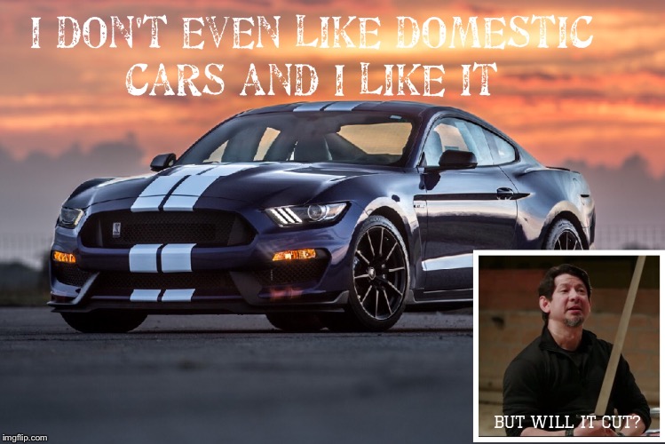 Shelby GT350 | image tagged in shelby,car,forged in fire,ford mustang,mustang | made w/ Imgflip meme maker