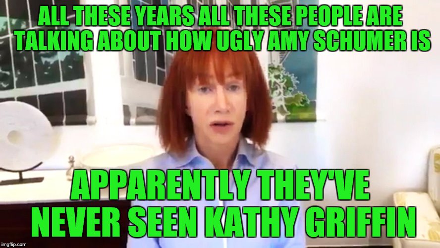 Pepperidge Farm Remembers | ALL THESE YEARS ALL THESE PEOPLE ARE TALKING ABOUT HOW UGLY AMY SCHUMER IS; APPARENTLY THEY'VE NEVER SEEN KATHY GRIFFIN | image tagged in kathy griffin,isis kathy griffin,memes,amy schumer,funny | made w/ Imgflip meme maker