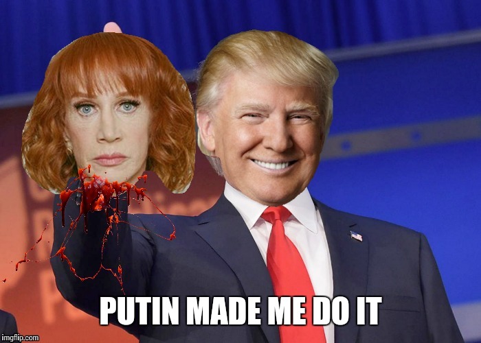 Thanks Putin! | PUTIN MADE ME DO IT | image tagged in memes,trump | made w/ Imgflip meme maker