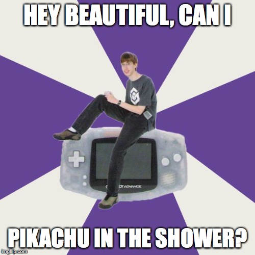 Nintendo Norm | HEY BEAUTIFUL, CAN I; PIKACHU IN THE SHOWER? | image tagged in nintendo norm | made w/ Imgflip meme maker