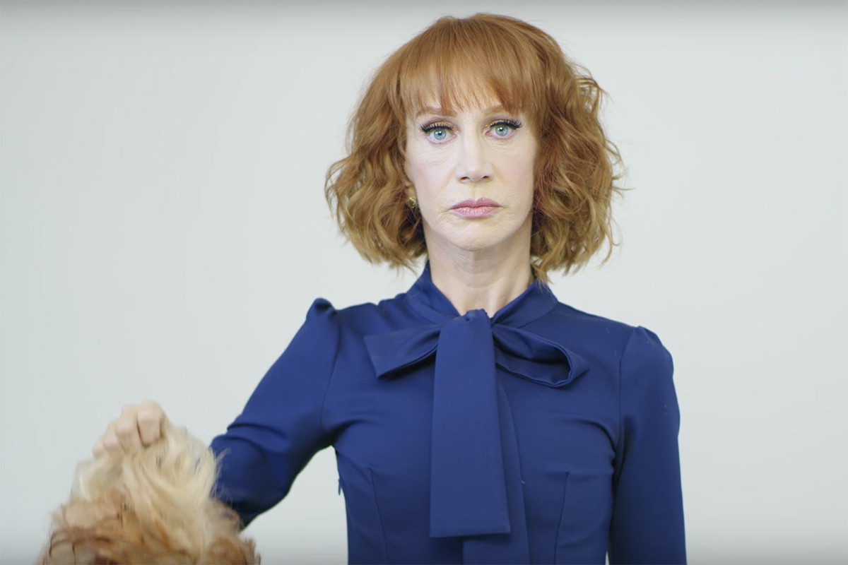 High Quality Kathy Griffin gives head Blank Meme Template