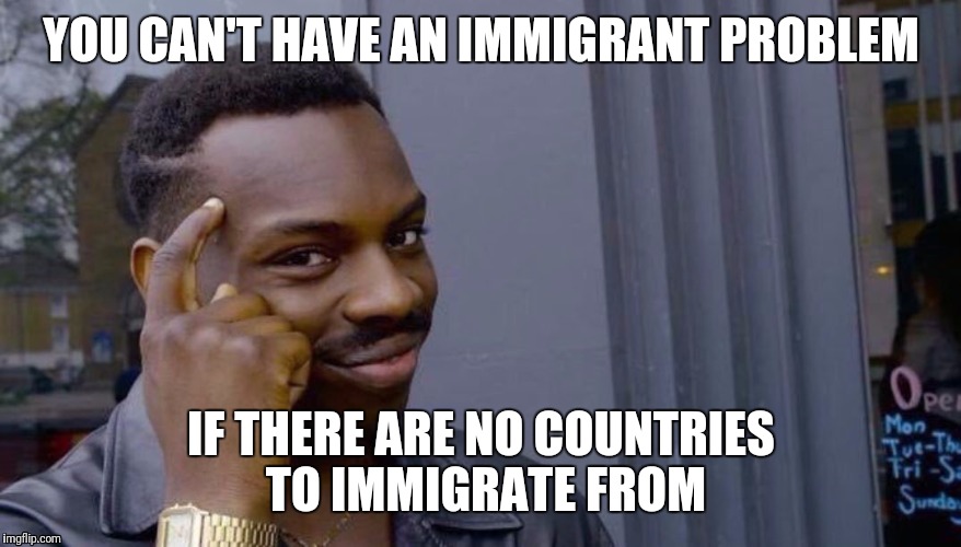 #InvadeMexico | YOU CAN'T HAVE AN IMMIGRANT PROBLEM; IF THERE ARE NO COUNTRIES TO IMMIGRATE FROM | image tagged in your life can't fall apart if you never had it together | made w/ Imgflip meme maker