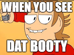 Stupid Classic Tord | WHEN YOU SEE; DAT BOOTY | image tagged in too true | made w/ Imgflip meme maker