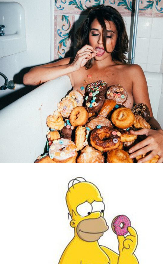 High Quality Stoopud Sexy Donuts Blank Meme Template