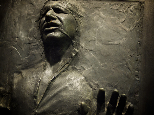 High Quality han solo carbonite Blank Meme Template