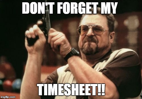 Am I The Only One Around Here | DON'T FORGET MY; TIMESHEET!! | image tagged in memes,am i the only one around here | made w/ Imgflip meme maker