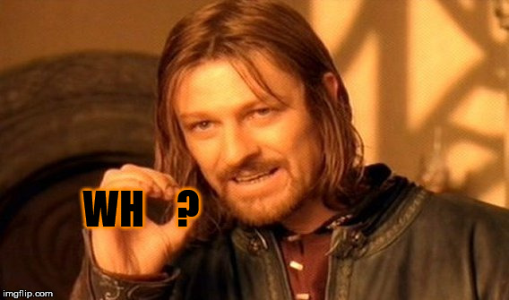 One Does Not Simply Meme | WH    ? | image tagged in memes,one does not simply | made w/ Imgflip meme maker