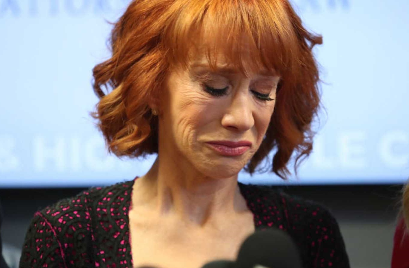 High Quality Kathy Griffin Crying Blank Meme Template