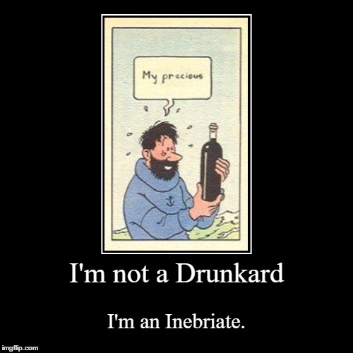 I'm Not A Drunkard | image tagged in funny | made w/ Imgflip demotivational maker