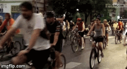 Plowing | image tagged in gifs,bike race | made w/ Imgflip video-to-gif maker