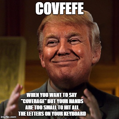 Only the Aliens know the true meaning | COVFEFE; WHEN YOU WANT TO SAY "COVERAGE" BUT YOUR HANDS ARE TOO SMALL TO HIT ALL THE LETTERS ON YOUR KEYBOARD | image tagged in covfefe,memes,funny,trump | made w/ Imgflip meme maker