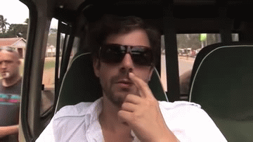 Guy in van | image tagged in gifs,nose,golddigging | made w/ Imgflip video-to-gif maker