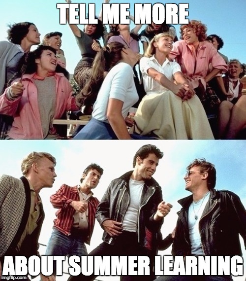 Summer Learning |  TELL ME MORE; ABOUT SUMMER LEARNING | image tagged in summer,learning | made w/ Imgflip meme maker