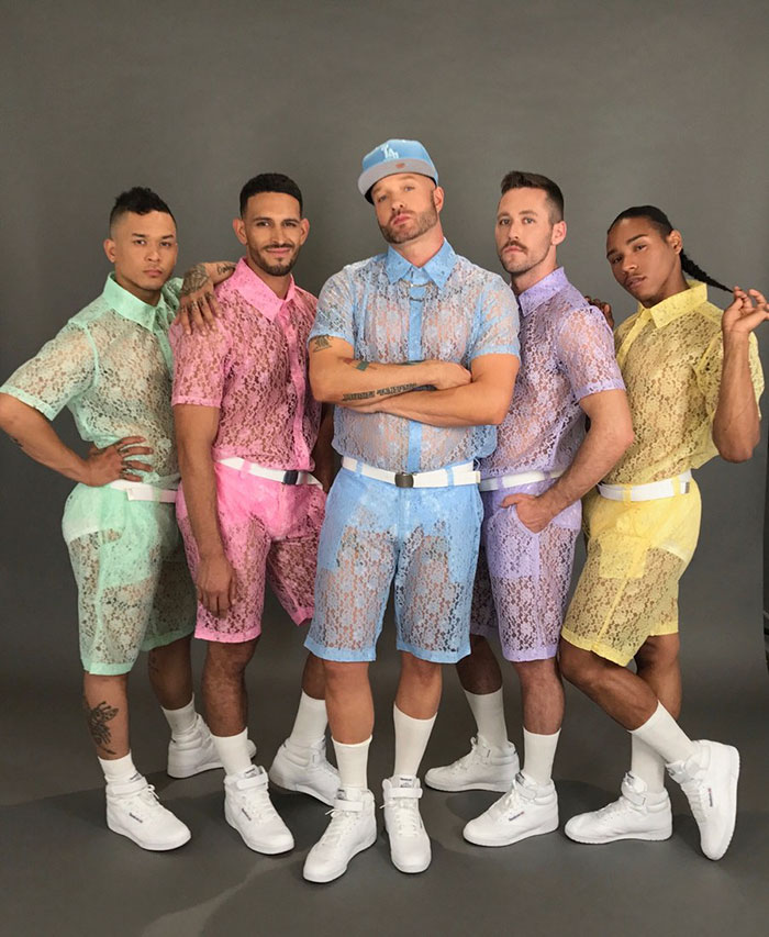 mens lace rompers Blank Meme Template