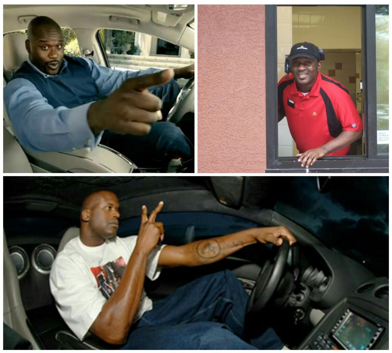 High Quality shaq machine broke  Blank Meme Template