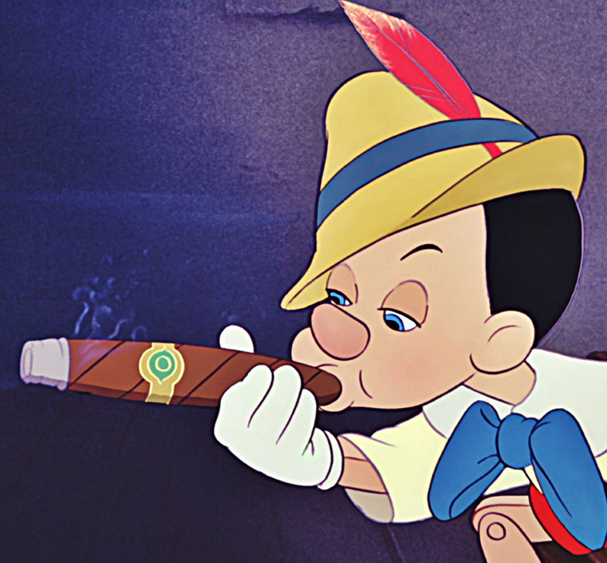 High Quality Smoking Pinocchio Blank Meme Template
