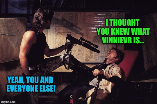 I THOUGHT YOU KNEW WHAT VINNIEVR IS... YEAH, YOU AND EVERYONE ELSE! | made w/ Imgflip meme maker