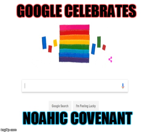 Google Doodle June 2, 2017 | GOOGLE CELEBRATES; NOAHIC COVENANT | image tagged in google,google doodle,noah,memes | made w/ Imgflip meme maker