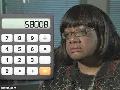 Accountancy 101 | image tagged in labour,diane abbott,election,jeremy corbyn | made w/ Imgflip meme maker