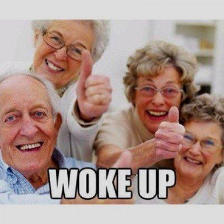 Seniors happy to be alive Blank Meme Template
