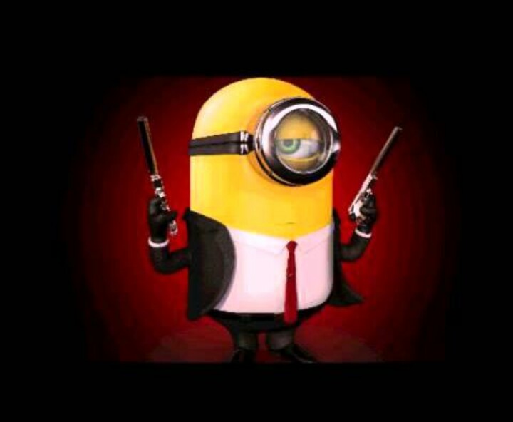 High Quality Minion 007 Blank Meme Template