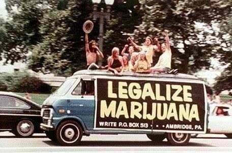 High Quality Hippies - Legalize Marijuana Blank Meme Template