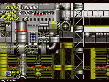 Sonic the Hedgehog 2 Chemical Plant | image tagged in gifs,sonic 2,chem plant | made w/ Imgflip video-to-gif maker