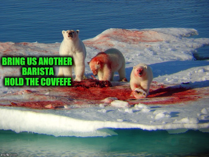 BRING US ANOTHER BARISTA HOLD THE COVFEFE | made w/ Imgflip meme maker