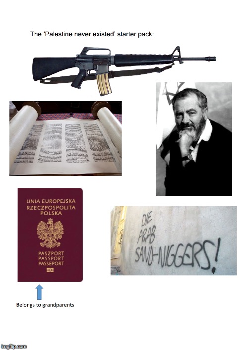 Who really never existed? | image tagged in israel,palestine | made w/ Imgflip meme maker