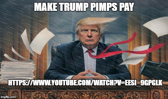 Patriotic Duty | MAKE TRUMP PIMPS PAY; HTTPS://WWW.YOUTUBE.COM/WATCH?V=EESI_9GPGLK | image tagged in patriots vs partisons | made w/ Imgflip meme maker