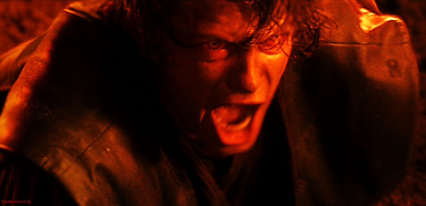 Anakin Angry Triggered Blank Meme Template