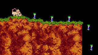 Lemmings game Blank Meme Template